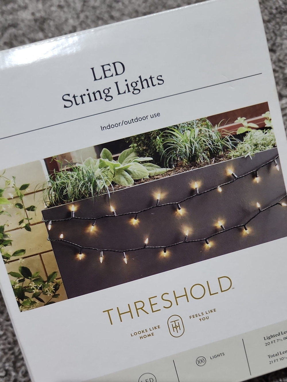 NWT Threshold LED String Lights - Picture 2 of 3